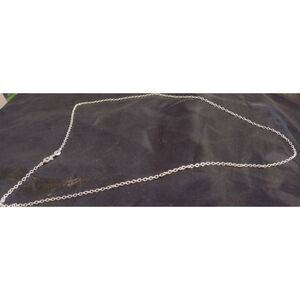 Sterling Silver‎ 925 Plated 22 Inch Rolo Link Chain Necklace New 1/16th" Wide